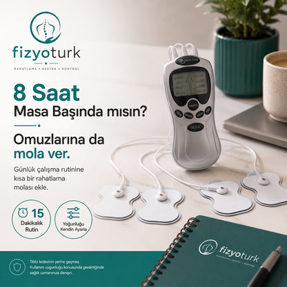 Şarjlı TENS/EMS Masaj Fizik Tedavi Cihazı