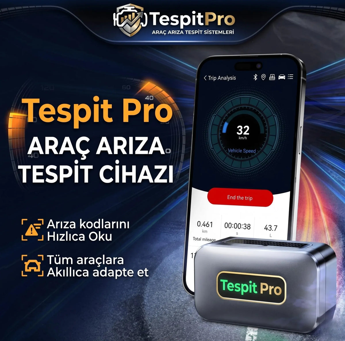 Fizyotürk Tespit Pro - Arıza Tespit Cihazı